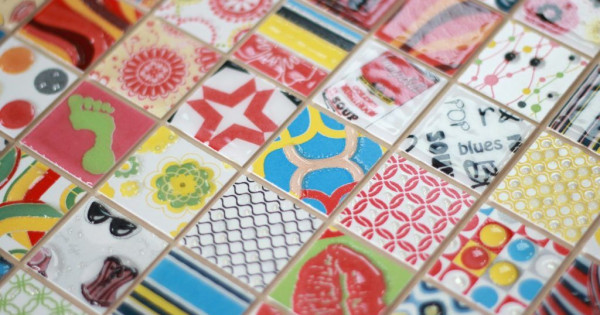 Самодельная плитка мозаика. Как сделать мозаичную плитку самостоятельно. Изготовление мозаики.