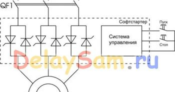 Устройство плавного пуска – софтстартер. Как обеспечить плавный пуск мощного электродвигателя.