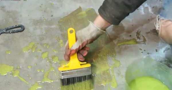 ОБРАБОТКА ПОЛА ЖИДКИМ СТЕКЛОМ своими руками. ♦СВОИМИ РУКАМИ Handmade DIY♦