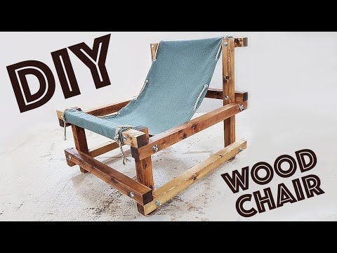 WOOD CHAIR как сделать мебель ДЛЯ ДАЧИ своими руками DIY